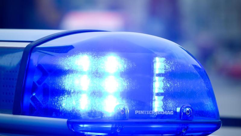 Das Blaulicht an einem Polizeiauto leuchtet. Foto: Patrick Pleul/Archiv Das Blaulicht an einem Polizeiauto leuchtet. Foto: Patrick Pleul/Archiv