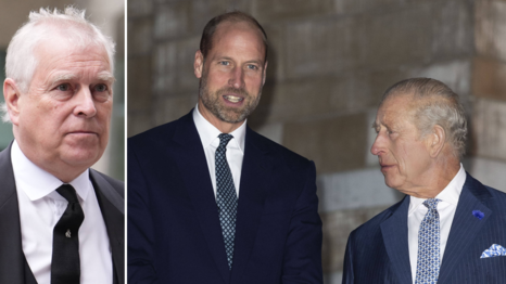 Die Vorwürfe gegen Prinz Andrew (li.) bringen das britische Königshaus in eine Bredouille. Wie sollen sich Prinz William und König Charles verhalten?