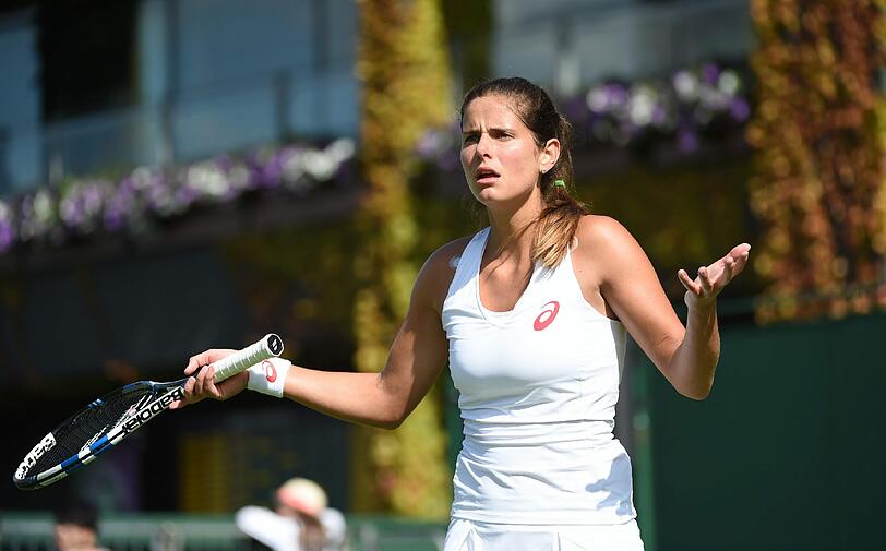 Die schöne Julia Görges wird in diesem Jahr leider nicht mehr in Wimbledon zu sehen sein.