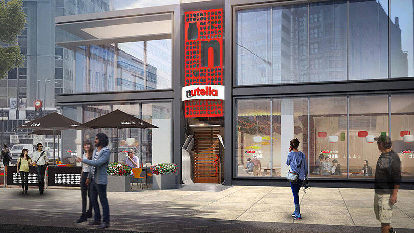 In Chicago eröffnet das erste Nutella-Café der Welt.