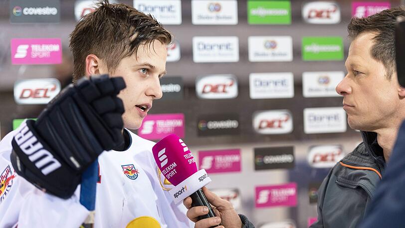 Stürmer des EHC Red Bull München: Dominik Kahun.