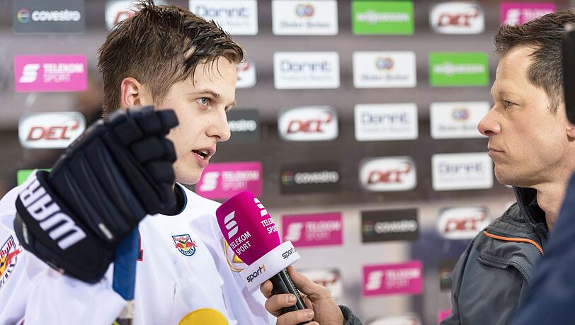 Stürmer des EHC Red Bull München: Dominik Kahun. Stürmer des EHC Red Bull München: Dominik Kahun.