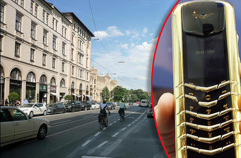Auf der Maximilianstraße wollte sich "Guazzo" mit Luxushandys eindecken (Symbolbild).