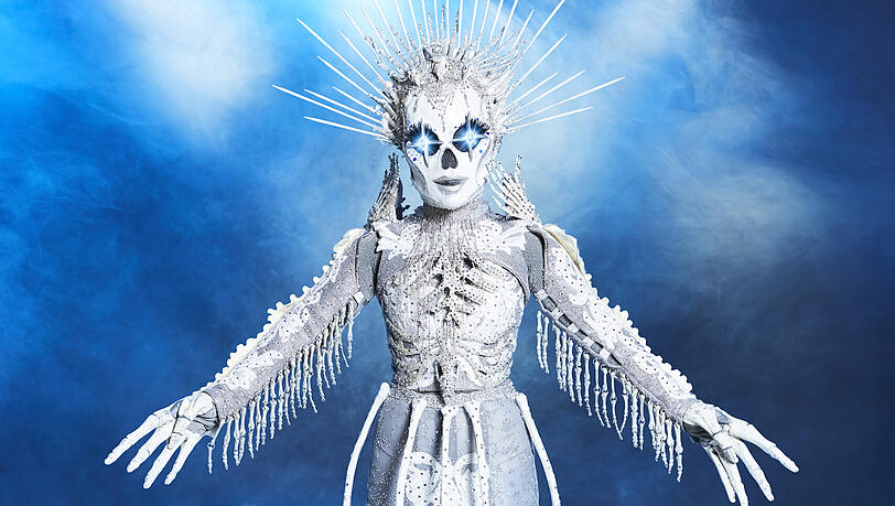 Sarah Lombardi war bei "The Masked Singer" als Skelett verkleidet.