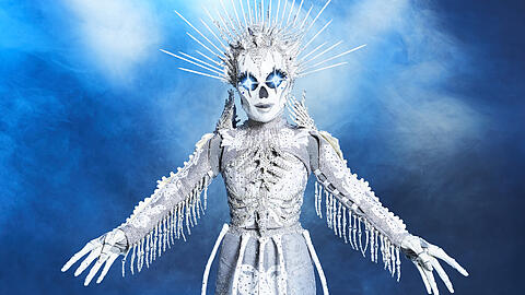 Sarah Lombardi war bei "The Masked Singer" als Skelett verkleidet.