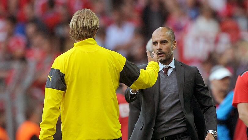Jürgen Klopp und Pep Guardiola: Am Samstag, um 18.30 Uhr, sehen Sie sich wieder Jürgen Klopp und Pep Guardiola: Am Samstag, um 18.30 Uhr, sehen Sie sich wieder