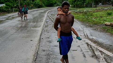 "Melissa" dürfte auch Kuba noch als starker Hurrikan erreichen.