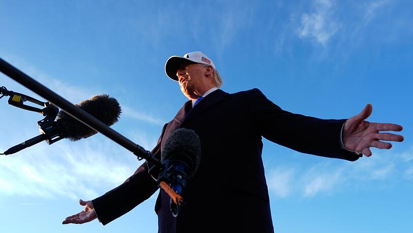 Trump fordert im Iran-Krieg die Nato-L&auml;nder zur Hilfe bei der &Ouml;ffnung der Stra&szlig;e von Hormus auf. (Archivbild)