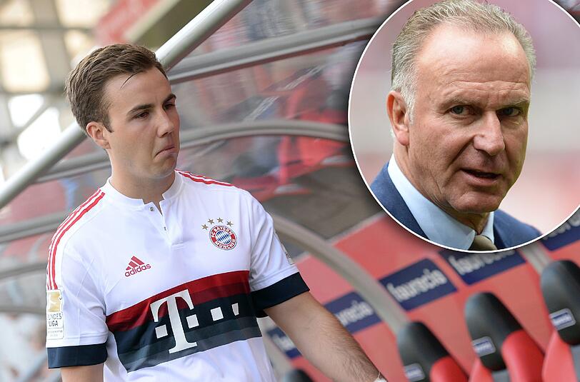 Karl-Heinz Rummenigge reagiert ungewöhnlich distanziert auf die Ankündigung von Mario Götze, auch in der kommenden Saison beim FC Bayern spielen zu wollen.