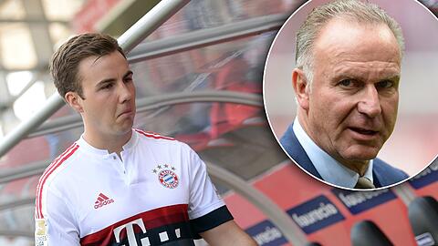 Karl-Heinz Rummenigge reagiert ungewöhnlich distanziert auf die Ankündigung von Mario Götze, auch in der kommenden Saison beim FC Bayern spielen zu wollen.