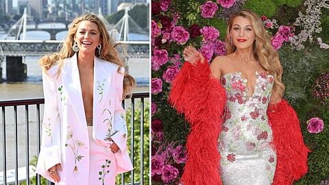 Immer ein Hingucker: Blake Lively in einem Tages-Outfit und im Abendkleid in London.