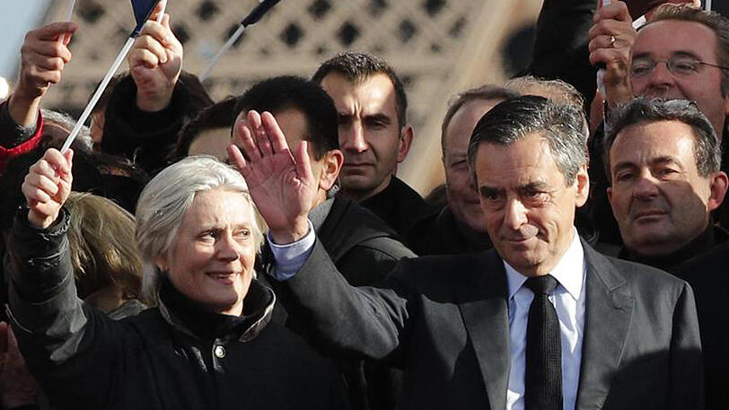 Präsidentschaftskandidat Francois Fillon und seine Frau Penelope.