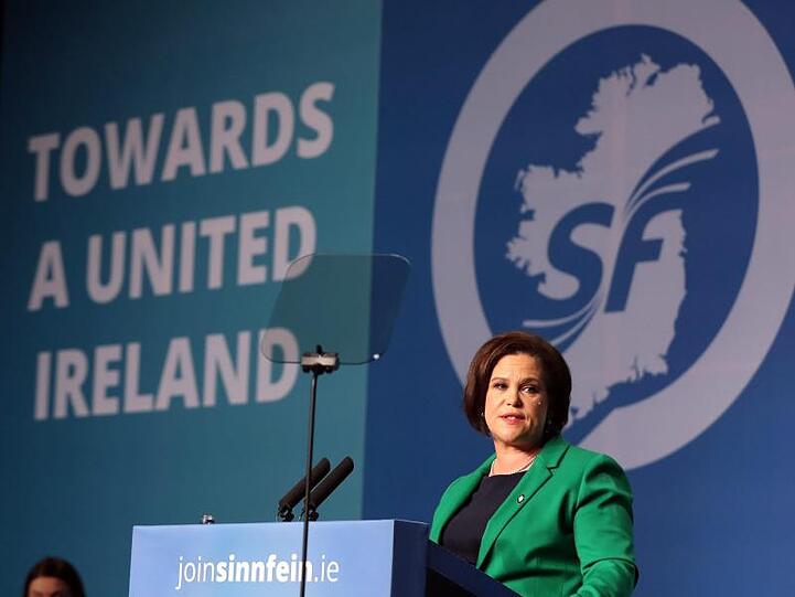 Sinn-Fein-Präsidentin Mary Lou McDonald.