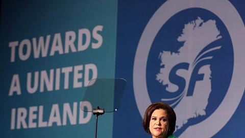 Sinn-Fein-Präsidentin Mary Lou McDonald.