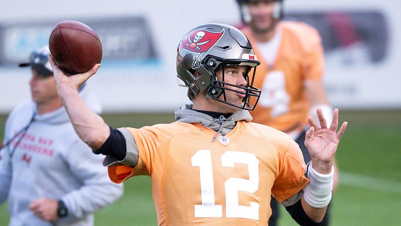 Tom Brady in Aktion.