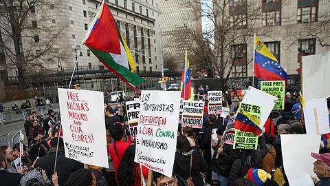 Maduro und seine Frau erschienen zum zweiten Mal vor einem New Yorker Gericht.