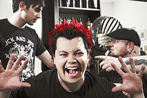 Frank, Boris und Patrik von &bdquo;Freischwinger&ldquo;.
