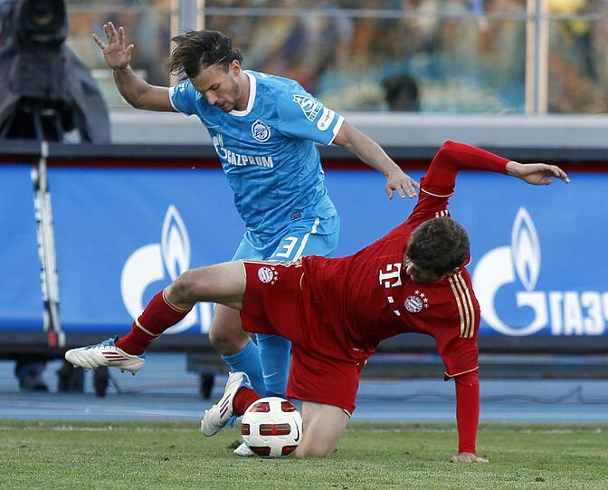 Mit 4:2 gewannen die Bayern im Testspiel gegen Zenit St. Petersburg