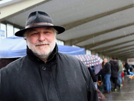 Axel Schweiger, Leiter der Großmarkthallen-Ausgabestelle am Freitag und Samstag.