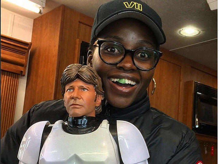 Dream-Team: Instagram/Lupita Nyong'o und Han Solo