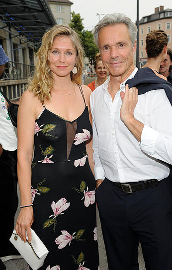 Hannes Jaenicke und Freundin Steephanie Krogmann