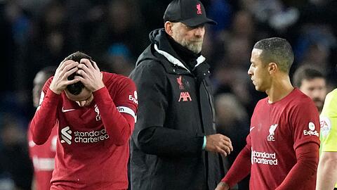 Der FC Liverpool und Jürgen Klopp unterlagen bei Brighton & Hove Albion mit 0:3.