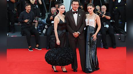 Rooney und Kate Mara gemeinsam mit Orlando Bloom in Venedig.