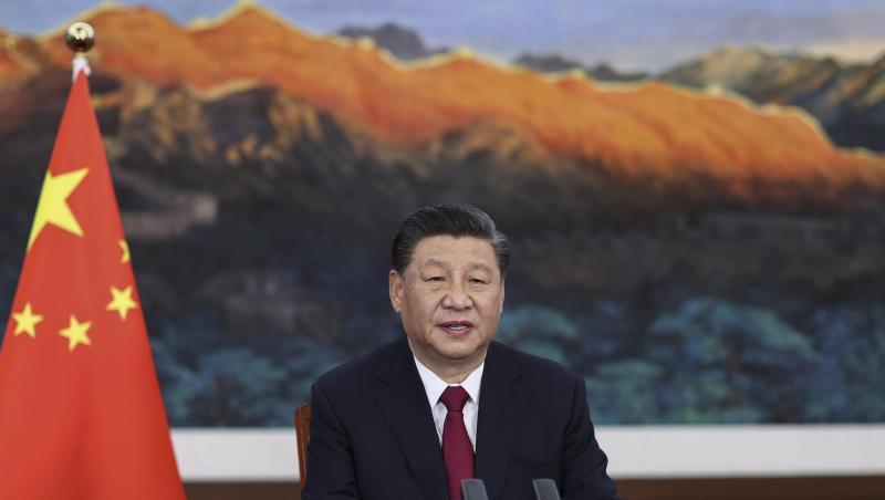 Chinas Präsident Xi Jinping hält bei der Eröffnungszeremonie der Jahreskonferenz des Boao Forum for Asia (BFA) eine Rede.