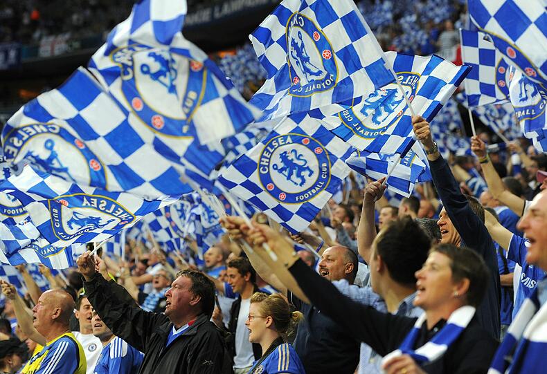 Und so jubelten am Ende die Anhänger des FC Chelsea.