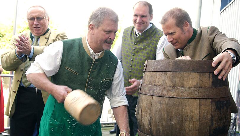 Die Brauerei hat zur Hacker-Pschorr-Oktoberfestbier-Probe geladen. Die Bilder
