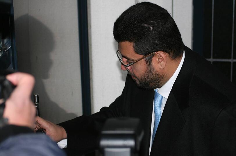 Investor Hasan Ismaik auf dem Weg zur Aufsichtsratssitzung des TSV 1860 an der Grünwalder Straße.