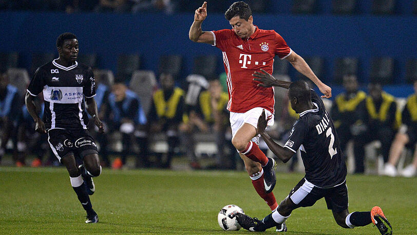 Robert Lewandowski ging in der Halbzeitpause raus, dann stürmte Youngster Fabian Benko - und traf zweimal.