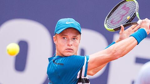 Talent Rudolf Molleker hat beim Tennisturnier in Hamburg das Achtelfinale erreicht.