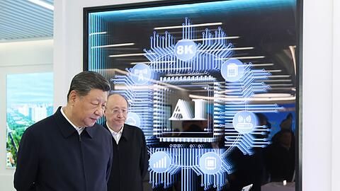 Es gibt einen Wettlauf zwischen China und den USA im KI-Bereich. (Archivbild)