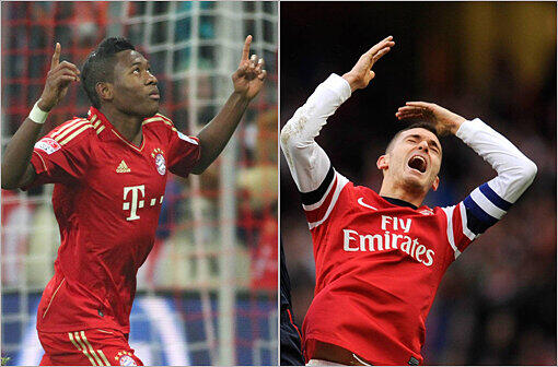 ALABA - VERMAELEN
Gibbs ist verletzt, Santos verliehen, Neuzugang Monreal nicht spielberechtigt &ndash; und der Belgier eine Verlegenheitslösung auf links. Und Alaba ist Alaba. Klare Sache. STAND: 5:0