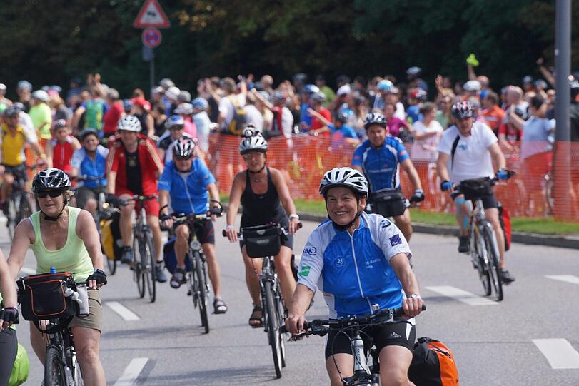 Weitere Bilder der BR-Radltour durch München.