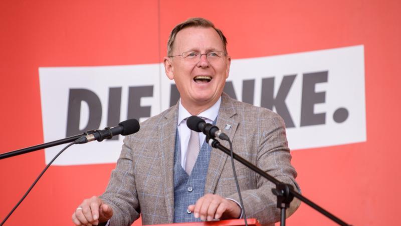 Bodo Ramelow (Die Linke), Ministerpräsident von Thüringen. Foto: Matthias Balk Bodo Ramelow (Die Linke), Ministerpräsident von Thüringen. Foto: Matthias Balk