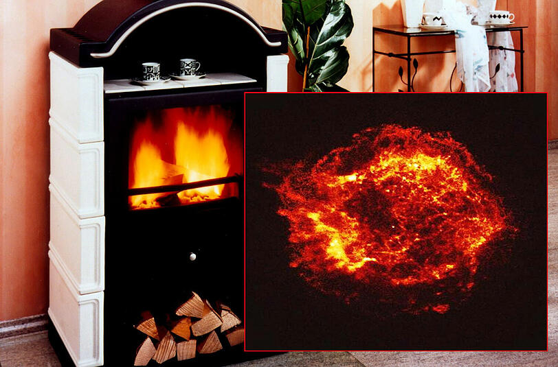 Am Sonntag explodierte in einer Wohnung in Thalkirchen ein Kachelofen - die Glasscheibe zerbast und verletzte einen 43-Jährigen. (Symbolbild)