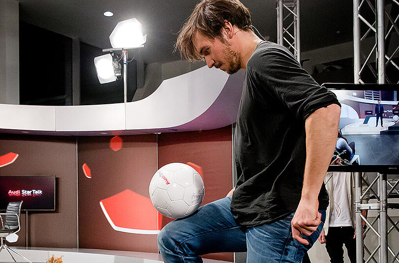 Felix Neureuther beim Audi Star Talk.
