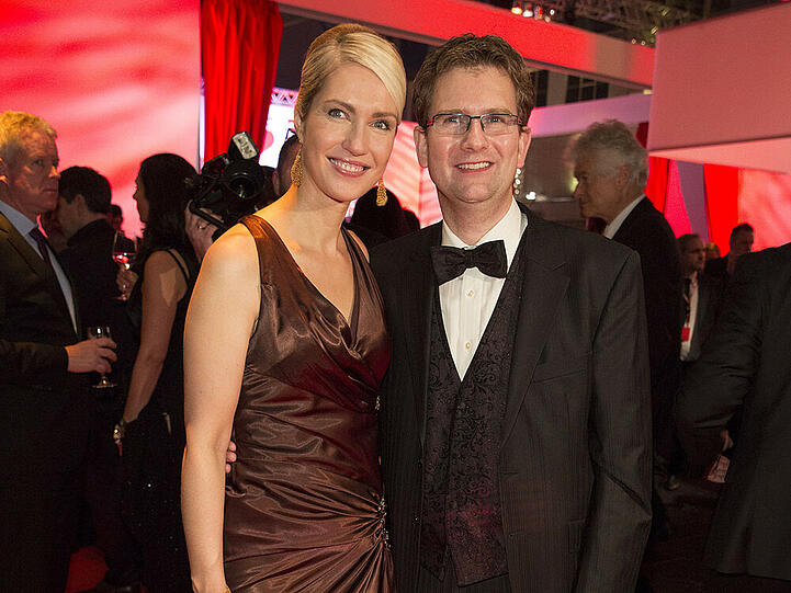 Manuela Schwesig mit Ehemann Stefan auf der Aftershowparty der "Ein Herz für Kinder"-Gala 2014 in Berlin