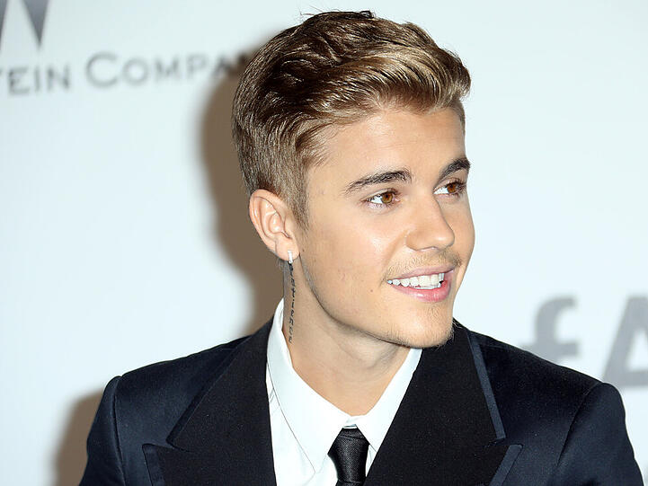 Justin Bieber bei einer Veranstaltung in Frankreich