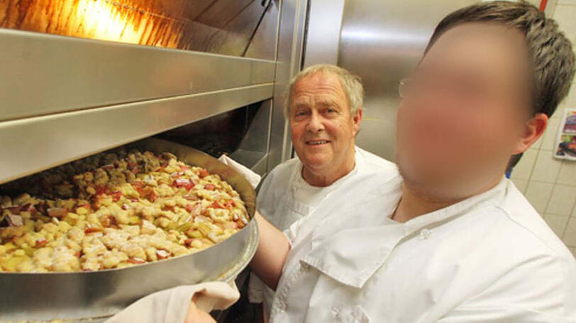 Florian Neef (r.) mit seinem Vater Karl (&dagger;  2011).