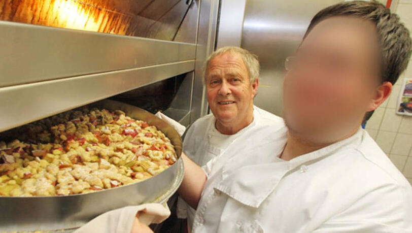 Florian Neef (r.) mit seinem Vater Karl († 2011). Florian Neef (r.) mit seinem Vater Karl († 2011).