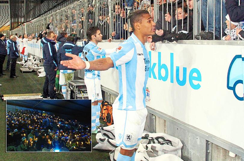 Die Löwen um Okotie stellen sich nach der 1:3-Pleite gegen Heidenheim den Fans, tags drauf gibt&rsquo;s das gemeinsame Adventssingen.