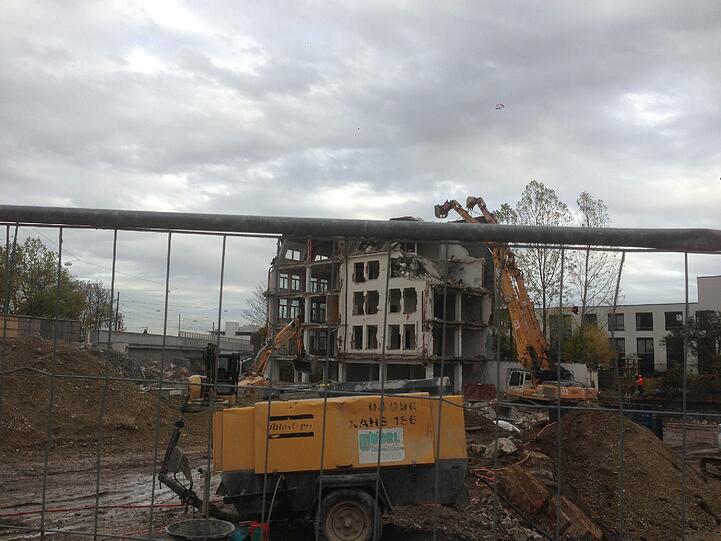 Großbaustelle in Laim