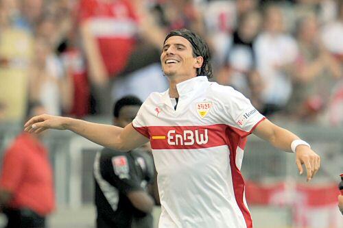 Der Matchwinner: Mario Gomez trifft gegen Wolfsburg viermal.