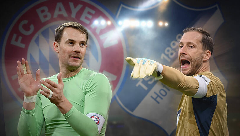 Das Torh&uuml;ter-Duell zwischen Manuel Neuer und Oliver Baumann steht nach Neuers Erkrankung auf der Kippe.