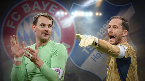 Am Sonntag kommt es zum Torh&uuml;ter-Duell zwischen Manuel Neuer und Oliver Baumann.