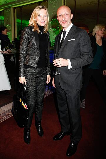 Nina Ruge mit Oliver Hirschbiegel