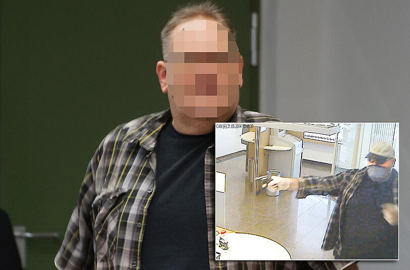 Angeklagt wegen räuberischer Erpressung und Banküberfällen: Alexander W. (44).
